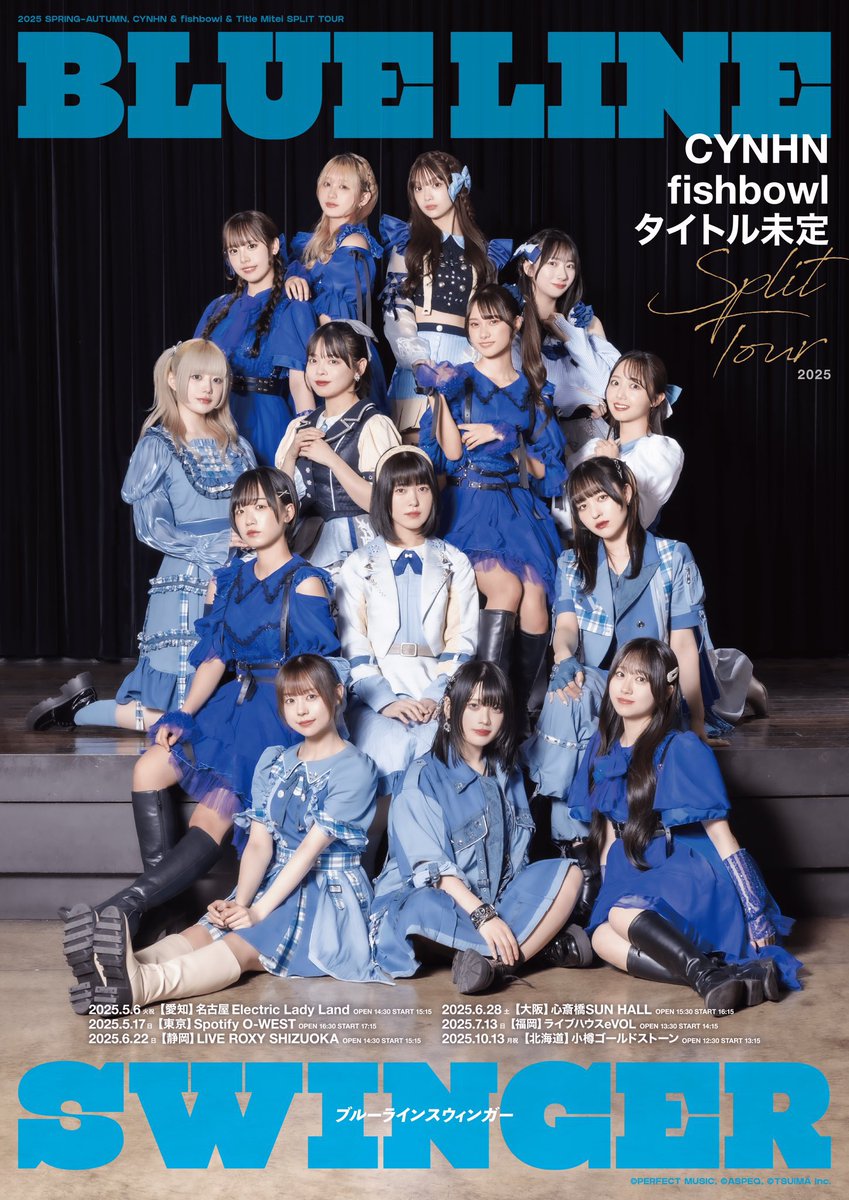 タイトル未定 × fishbowl × CYNHN スプリットツアー 【BLUE LINE SWINGER】